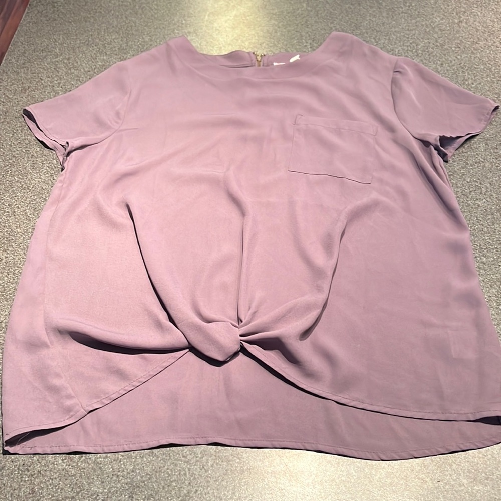 Never worn purple/grayish dress top